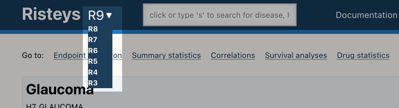 screenshot of an endpoint page header